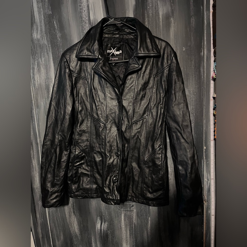 wilson’s leather maxima jacket size medium
